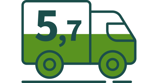 5,7 van de 10 vrachtwagenchauffeurs zijn tevreden over deze vervoerswijze